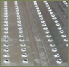 Extruded Floor Planks with Round Upforms